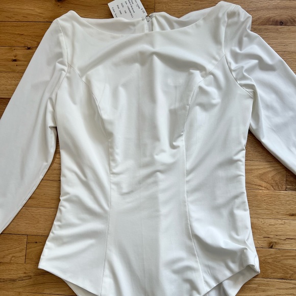 NWT Ivory Bridal Bodysuit - Picture 2 of 4